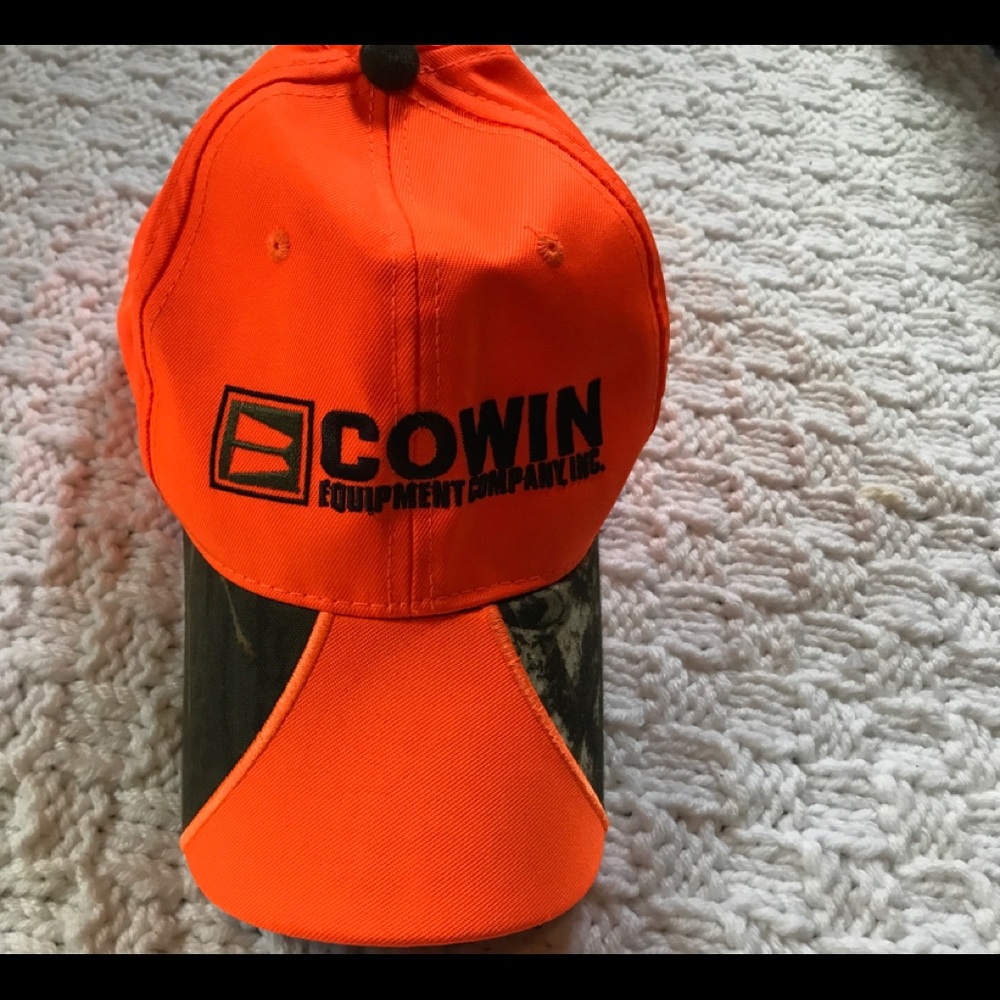 Orange Cowin Equipment Company hat - Picture 1 of 3
